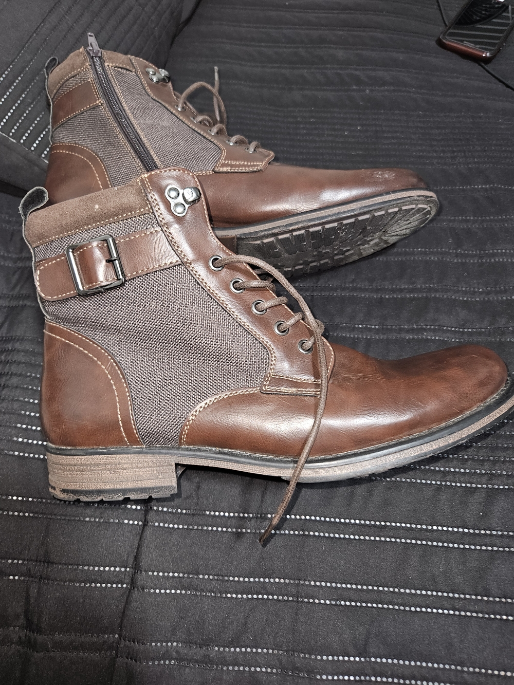 Men's Steve Madden Lace-Up Boots Sz 11